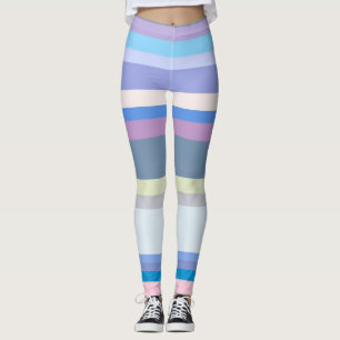 Multicolor Green/Grey/Beige/Roze/Paars/Blauw Leggings