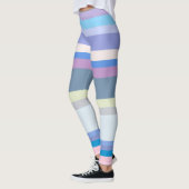 Multicolor Green/Grey/Beige/Roze/Paars/Blauw Leggings (Links)
