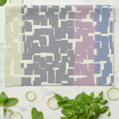 Multicolor Green/Grey/Beige/Roze/Paars/Blauw Theedoek (Gevouwen)