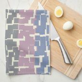 Multicolor Green/Grey/Beige/Roze/Paars/Blauw Theedoek (Quarter Fold)