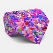 Multicolor Grit Glitter #7 Stropdas (Opgerold)