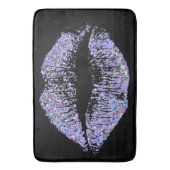 Multicolor Grit Glitter Lips #5 Badmat (Voorkant Verticaal)