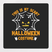 Multicolor Halloween Square Sticker (Design 1)