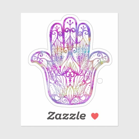 Multicolor Hamsa Sticker (Vel)