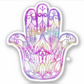 Multicolor Hamsa Sticker (Voorkant)