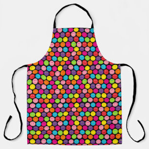 Multicolor Happy Face Schort