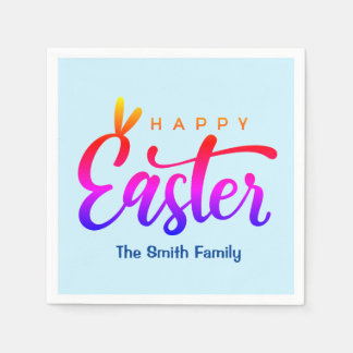 Multicolor Happy Pasen Servet
