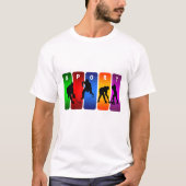 Multicolor Hockey Emblem T-shirt (Voorkant)