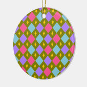Multicolor Honeycomb Creëer jouw eigen Keramisch Ornament (Links)