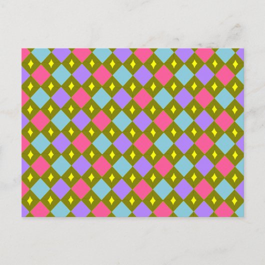 Multicolor Honeycomb Creëer uw eigen Briefkaart (Voorkant)