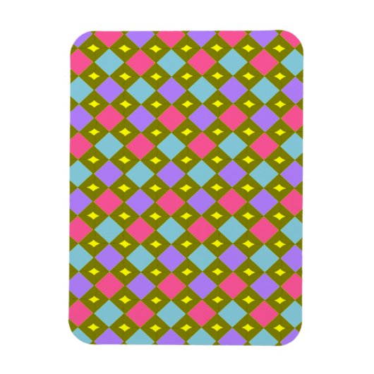 Multicolor Honeycomb You Creëer Magnet Magneet (Verticaal)
