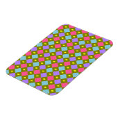 Multicolor Honeycomb You Creëer Magnet Magneet (Linkerzijde)