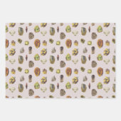 Multicolor Illustration Rock, Crystal, Gem Inpakpapier Vel (Voorkant 3)