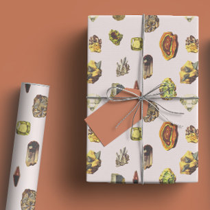  Multicolor Illustration Rock, Crystal, Gem Inpakpapier Vel