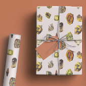  Multicolor Illustration Rock, Crystal, Gem Inpakpapier Vel