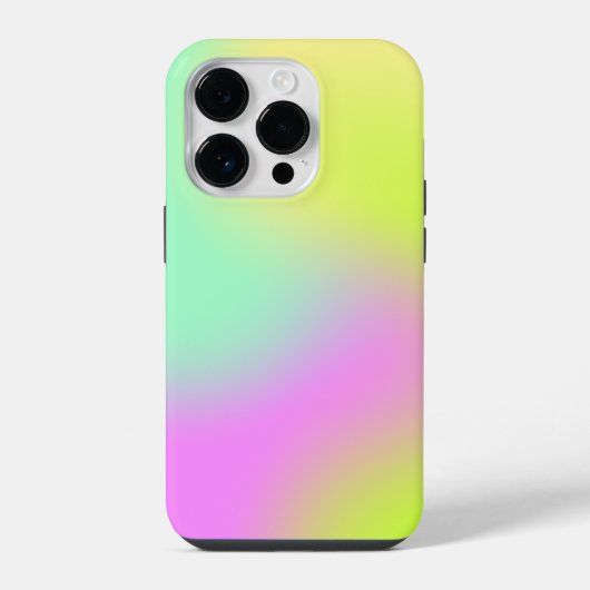 Multicolor Iphone 14 Pro hoezen Hoesje (Achterkant)