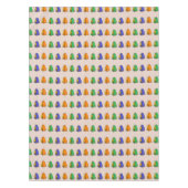Multicolor kampeertenten tafelkleed (Voorkant)