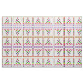 Multicolor kerstballons stof (Fat Quarter)