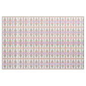 Multicolor kerstbomen #3 stof (Yard (91,4 cm))