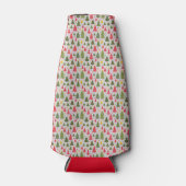 Multicolor kerstboom flesjeskoeler (Voorkant)