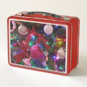 Multicolor kerstboom kleurige feestdag (Achterkant)