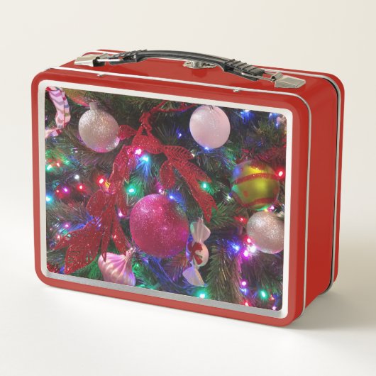 Multicolor kerstboom kleurige feestdag (Achterkant)