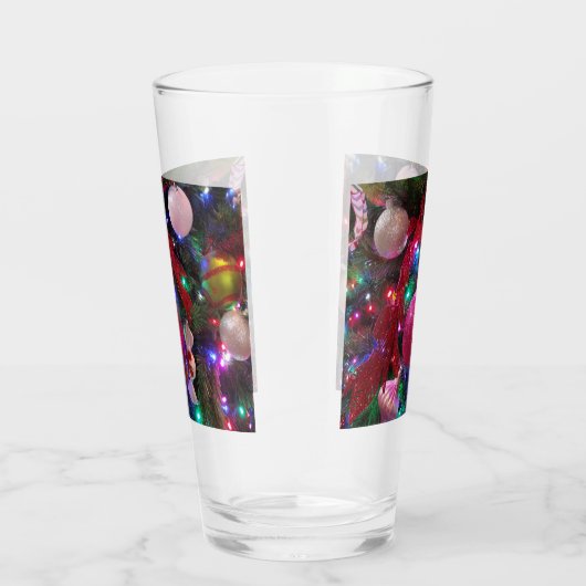 Multicolor kerstboom kleurige feestdag glas (Rechts)