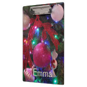 Multicolor kerstboom kleurige feestdag klembord (Links)