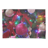 Multicolor kerstboom kleurige feestdag kussensloop (Voorkant)