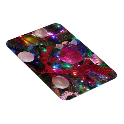 Multicolor kerstboom kleurige feestdag magneet (Rechterzijde)