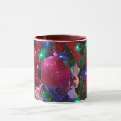 Multicolor kerstboom kleurige feestdag mok (Midden)