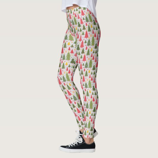 Multicolor kerstboom leggings (Links)