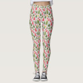 Multicolor kerstboom leggings (Voorkant)