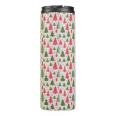 Multicolor kerstboom thermosbeker (Achterkant)