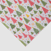 Multicolor kerstboom tissuepapier (Detail)