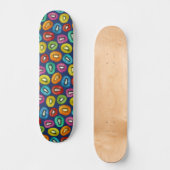 Multicolor Kiwi Pattern Persoonlijk Skateboard (Voorkant)