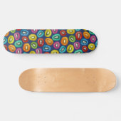 Multicolor Kiwi Pattern Persoonlijk Skateboard (Horizontaal)