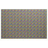Multicolor Kiwi Pattern Stof (Yard (91,4 cm))