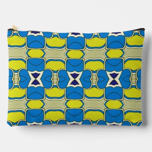 Multicolor klassieke trendy make-up accessoire zak etui (Voorkant)