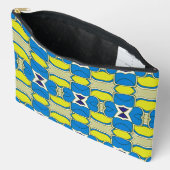 Multicolor klassieke trendy make-up accessoire zak etui (Open)