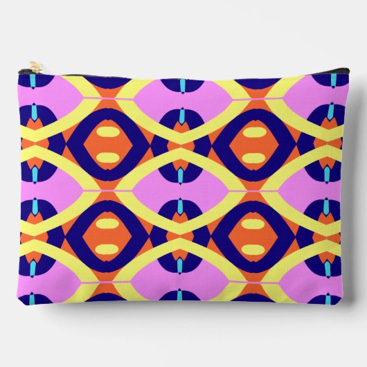 Multicolor klassieke trendy make-up accessoire zak etui (Voorkant)