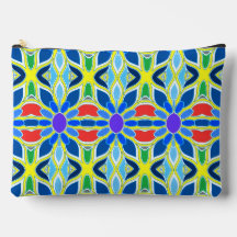 Multicolor klassieke trendy make-up accessoire zak