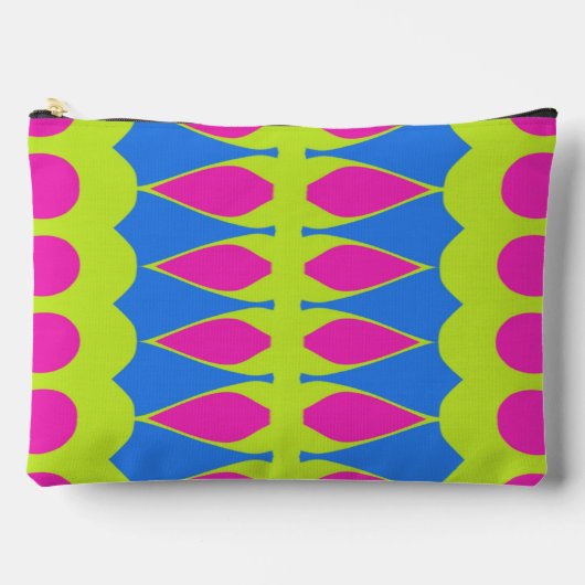 Multicolor klassieke trendy make-up accessoire zak etui (Voorkant)