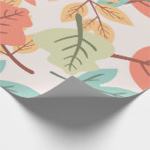 Multicolor Leaves Cadeaupapier (Hoek)