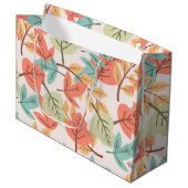 Multicolor Leaves Groot Cadeauzakje (Voorkant Gekanteld)