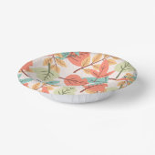 Multicolor Leaves Papieren Kommen (Gebogen)