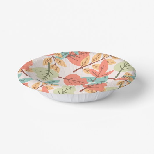 Multicolor Leaves Papieren Kommen (Gebogen)