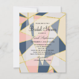 Multicolor legant geometrische driehoeken kaart