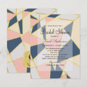 Multicolor legant geometrische driehoeken kaart (Voorkant / Achterkant)