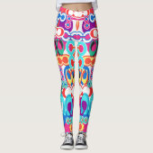 Multicolor leggings innovative designer-inspired (Voorkant)